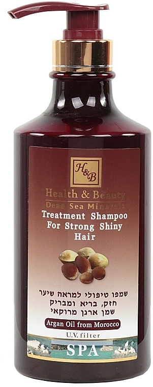Argan Treatment Shampoo for Strong Shiny Hair - Health And Beauty Argan Treatment Shampoo for Strong Shiny Hair — photo N3