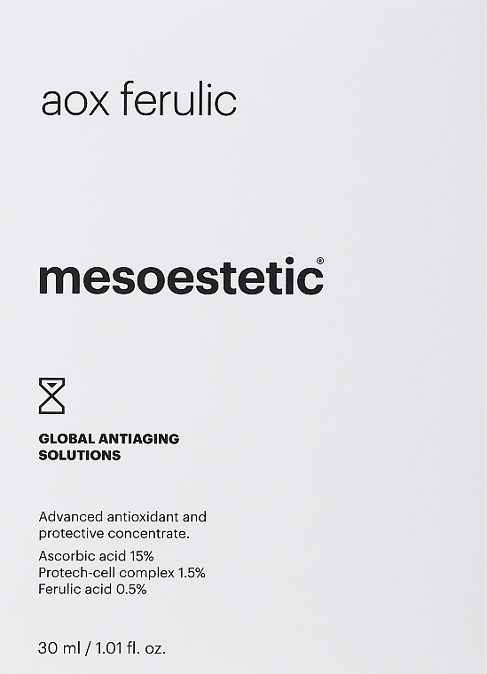 Anti-Aging Antioxidant Serum - Mesoestetic Aox Ferulic — photo N1
