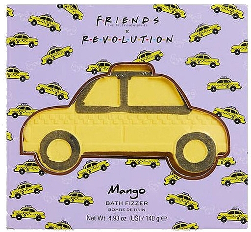 Bath Bomb - Makeup Revolution X Friends Mango Taxi Bath Fizzer — photo N1