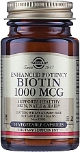 Fragrances, Perfumes, Cosmetics Dietary Supplement "Biotin" 1000mcg - Solgar Enhanced Potency Biotin