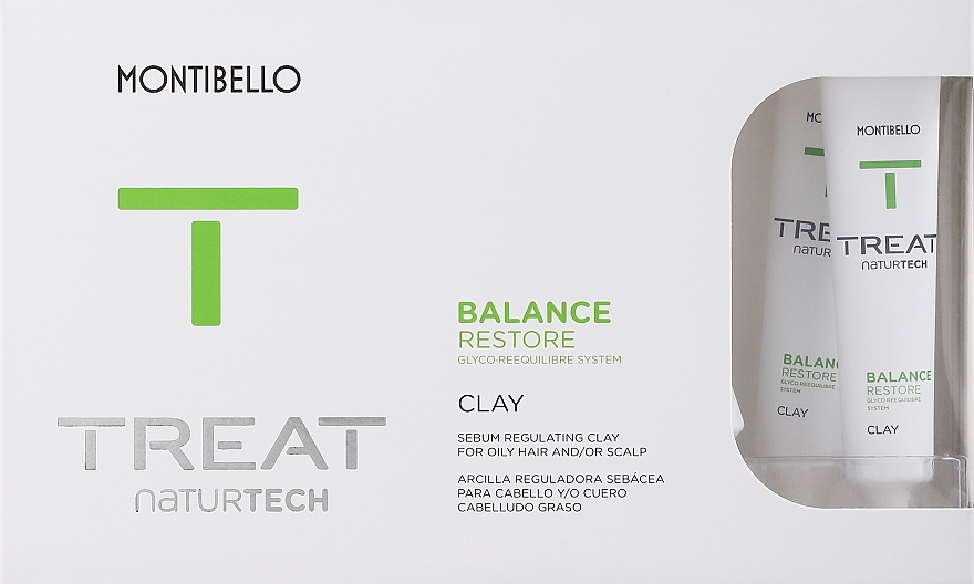 Set - Montibello Treat Naturtech Balance Restore Clay (serum/10x20ml) — photo N1