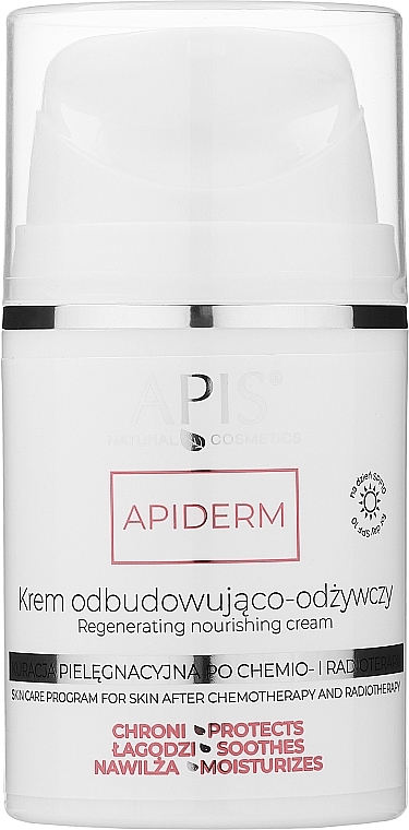 Regenerating & Nourishing Cream after Chemotherapy & Radiation Therapy - APIS Professional Apiderm  — photo N1