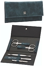 Fragrances, Perfumes, Cosmetics Manicure Kit 'Ocean Blue', 5 items - Erbe Solingen Manicure Button Set