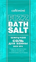 Fragrances, Perfumes, Cosmetics Fizz Bath Salt "Skin Spa" - Cafe Mimi Fizz Bath Salt