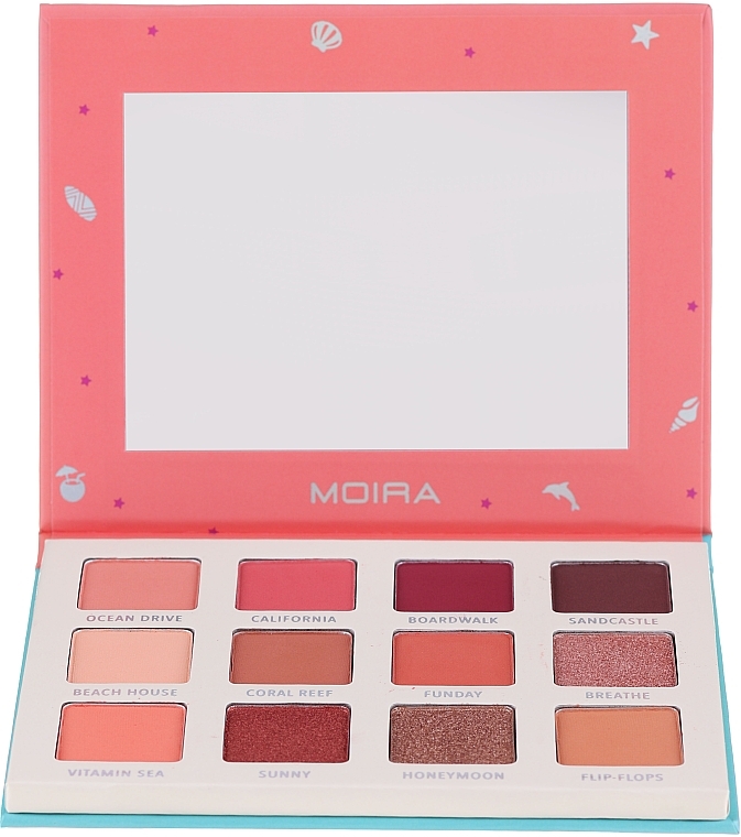 Eyeshadow Palette - Moira Happy To Sea You Shadow Palette — photo N1