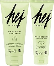 Fragrances, Perfumes, Cosmetics Set - Hej Organic The Body Care Set (shower/gel/200ml + b/cr/125ml)