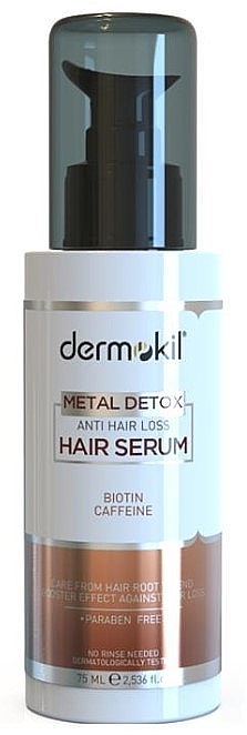 Anti Hair Loss Serum - Dermokil Metal Detox Hair Serum — photo N1