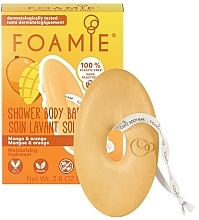 Fragrances, Perfumes, Cosmetics Mango & Orange Shower Gel Bar - Foamie Mango & Orange Body Bar