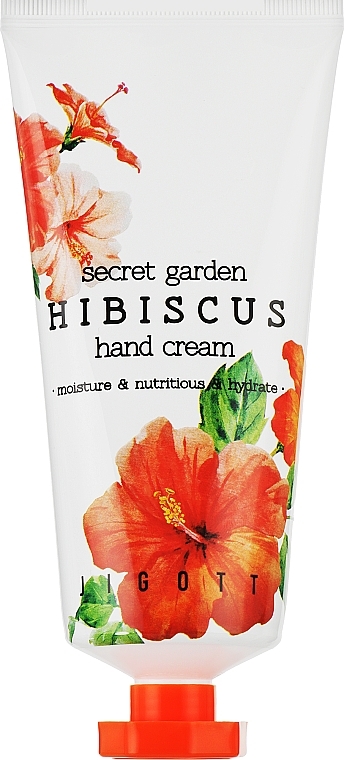 Anti-Aging Hibiscus Hand Cream - Jigott Secret Garden Hibiscus Hand Cream — photo N2