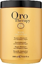 Repair Active Gold Microparticles Mask - Fanola Oro Therapy Oro Puro Mask — photo N1