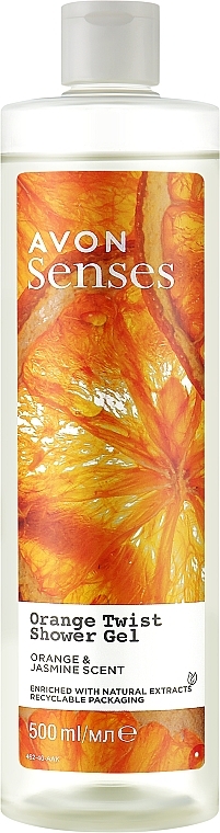 Shower Gel - Avon Senses Orange Twist Shower Gel — photo N2