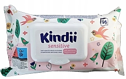 Fragrances, Perfumes, Cosmetics Baby Wet Wipes, 96 pcs - Kindii Sensitive Wipes For Infans And Babies
