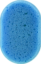 Fragrances, Perfumes, Cosmetics Oval Shower Sponge, blue - LULA