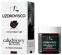 Fragrances, Perfumes, Cosmetics Day/Night Eye Cream - Uzdrovisco Black Tulip i Algi Eye cream