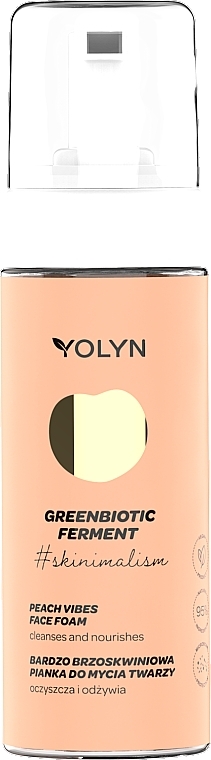 GIFT! Peach Cleansing Foam - Yolyn #skinimalism Peach Vibes Face Foam — photo N1