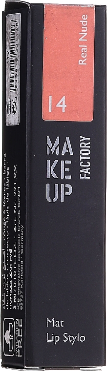 Lipstick - Makeup Factory Glossy Stylo Mat Lip — photo N3