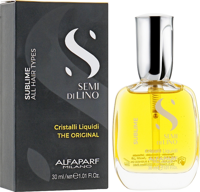 Liquid Hair Crystals - Alfaparf Semi di Lino Sublime Cristalli Liquidi — photo N1