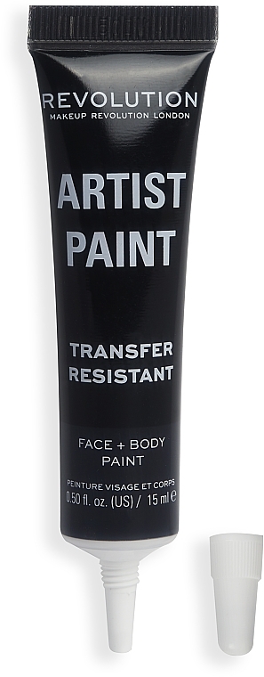 Face & Body Paint, black - Makeup Revolution Artist Collection Artist Face & Body Paint Black — photo N2
