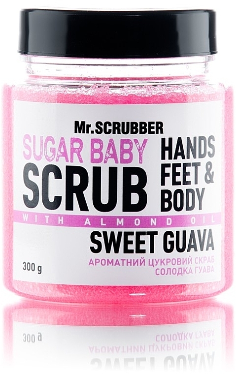 Sugar Body Scrub "Sweet Guava" - Mr.Scrubber Shugar Baby Hands Feet & Body Scrub — photo N1