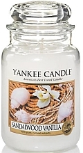 Fragrances, Perfumes, Cosmetics Candle in Glass Jar - Yankee Candle Sandalwood Vanilla