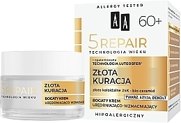 Fragrances, Perfumes, Cosmetics Face and Neck Strengthening Cream 60+ - AA Age Technology 5 Repair Rich Day Cream 60+