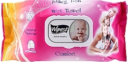 Baby Wet Wipes 'Comfort', 120 pcs - Wipest Safe & Healthy Wet Towel — photo N1
