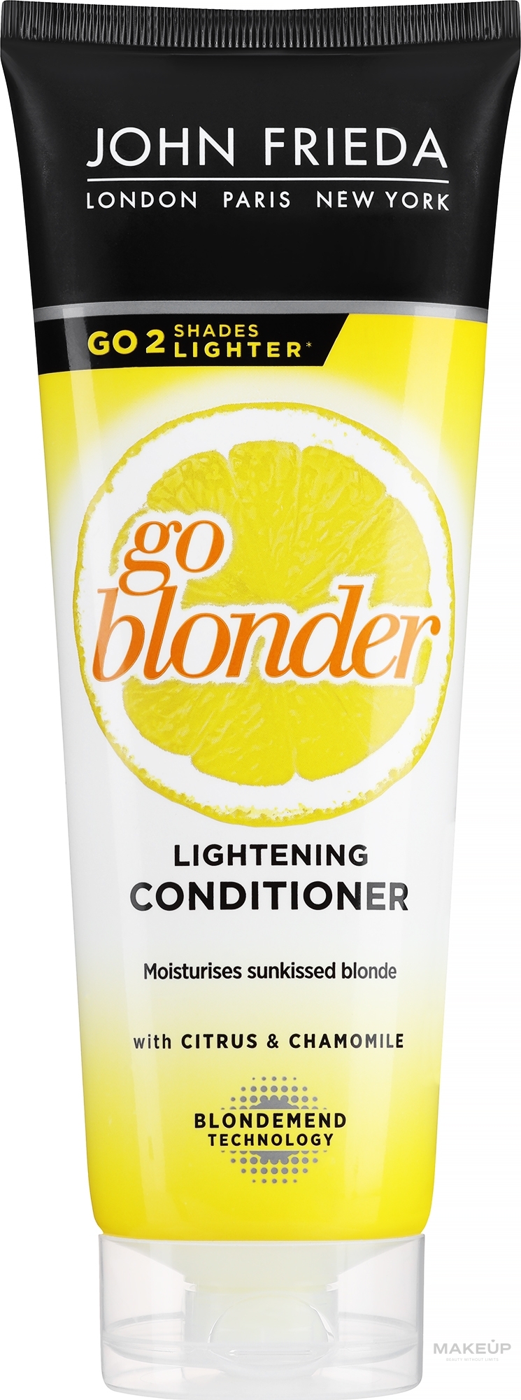 Lightening Conditioner "Go Blonder" - John Frieda Sheer Blonde Soin Demelant Eclaircissante Go Blonder — photo 250 ml