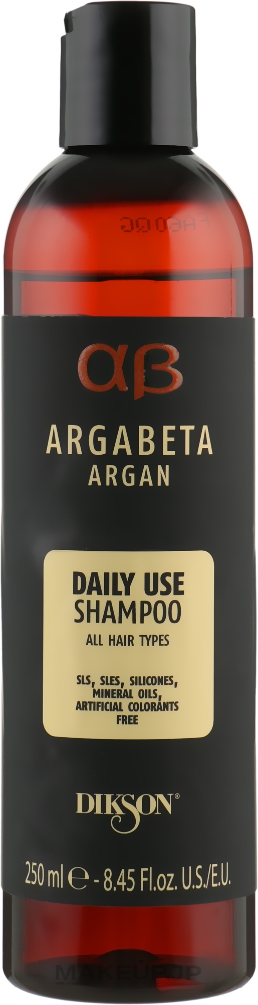 Argan Shampoo for All Hair Types - Dikson Argabeta Argan Shampoo Daily Use — photo 250 ml