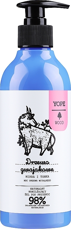 Guaiac Wood, Myrrh & Tonka Shower Gel - Yope Guaiac Wood, Myrrh, Tonka Shower Gel 98% — photo N1