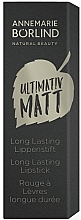 Fragrances, Perfumes, Cosmetics Matte Lipstick - Annemarie Borlind Ultimate Matte Long Lasting Lipstick