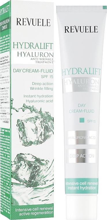 Facial Day Cream - Revuele Hydralift Hyaluron Day Cream Fluid SPF 15 — photo N3