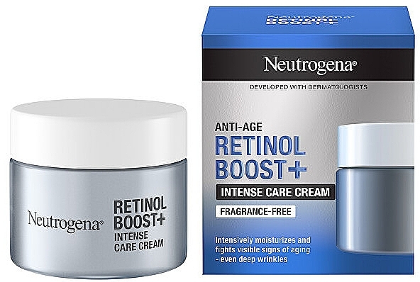 Intensive Cream - Neutrogena Retinol Boost+ Intense Care Cream — photo N2