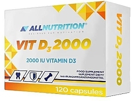 GIFT! Vitamin D3 - AllNutrition Vitamin D3 2000 — photo N1