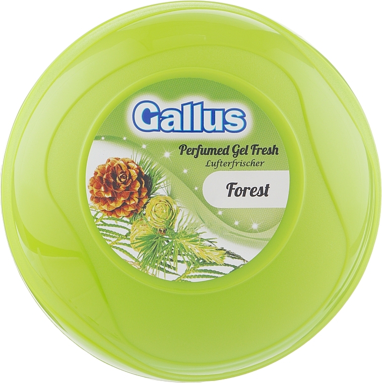 Gel Air Freshener 'Forest' - Gallus Perfumed Gel Fresh Forest — photo N1