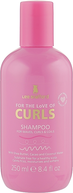 Shampoo for Curly & Wavy Hair - Lee Stafford For The Love Of Curls Shampoo — photo N1