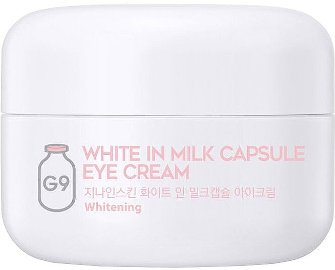 Lightening Eye Cream with Milk Proteins - G9Skin White In Milk Capsule Eye Cream — photo N1