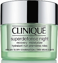 Fragrances, Perfumes, Cosmetics Night Recovery Moisturizing Cream - Clinique Superdefense Night Recovery Moisturizer (tester)