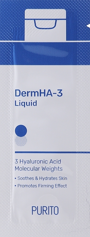 GIFT! Moisturising Tonic with Hyaluronic Acid - Purito DerMHA-3 Liquid (sample) — photo N1