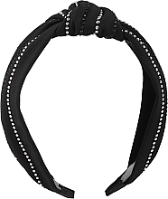 Fragrances, Perfumes, Cosmetics Hair Band, FA-5729, black with rhinestones - Donegal