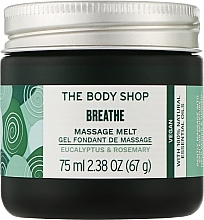 Fragrances, Perfumes, Cosmetics Eucalyptus & Rosemary Massage Gel - The Body Shop Breathe Massage Melt