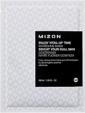 Fragrances, Perfumes, Cosmetics Brightening Face Sheet Mask - Mizon Enjoy Vital-Up Time Whitening Mask