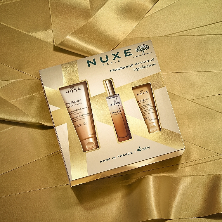 Nuxe Prodigieux - Set (edp/30ml + sh/oil/100ml + b/lot/30ml) — photo N3