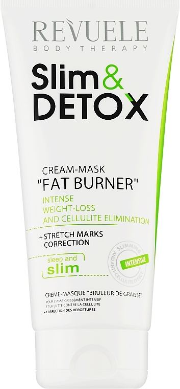 Fat Burning Cream Mask - Revuele Slim & Detox Cream Mask Fat Burner — photo N1