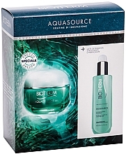 Fragrances, Perfumes, Cosmetics Set - Biotherm Aquasource (f/cr/50ml + clean/milk/200ml)