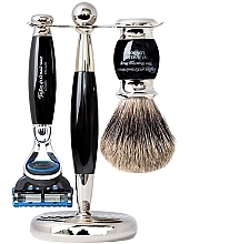 Set - Taylor of Old Bond Street Fusion (razor/1szt + sh/brush/1szt + stand/1szt) — photo N1