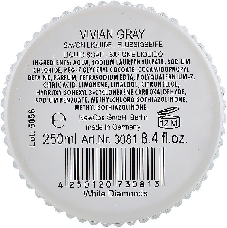 Liquid Soap - Vivian Gray White Diamonds Hand Soap — photo N4