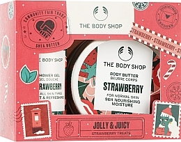 Fragrances, Perfumes, Cosmetics Set - The Body Shop Jolly & Juicy Strawberry Treats