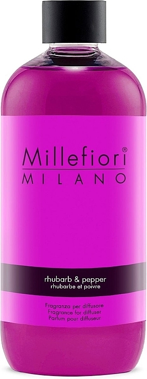 Reed Diffuser - Millefiori Milano Rhubarb & Pepper Fragrance Diffuser (refill) — photo N2