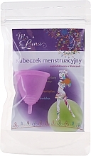 Fragrances, Perfumes, Cosmetics Menstrual Cup with Stem, size M, pink - MeLuna Soft Menstrual Cup Stem
