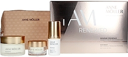 Fragrances, Perfumes, Cosmetics Set - Anne Moller Rosage Program Lote 4 (cr/50ml + ser/15ml + oil/cr/15ml + bag)